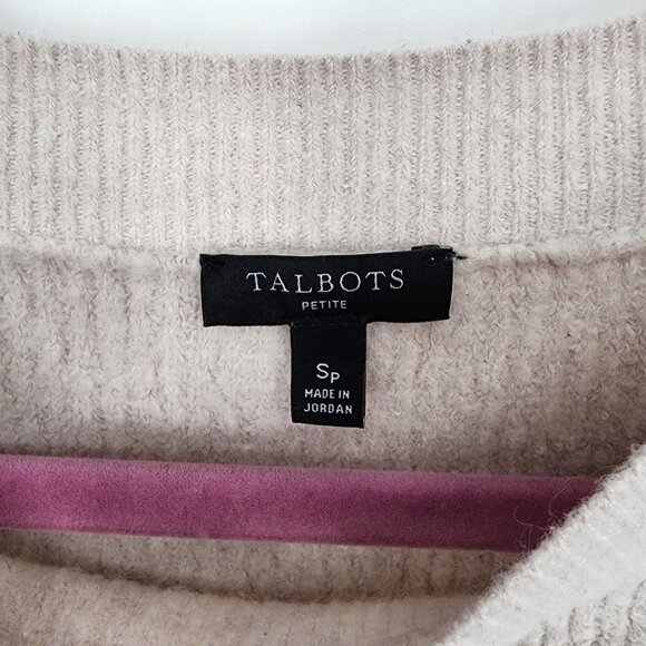 3/$25 3 Talbots Color Block Sweater SP Pullover Crew Neck Ribbed Striped Long - Picture 4 of 7
